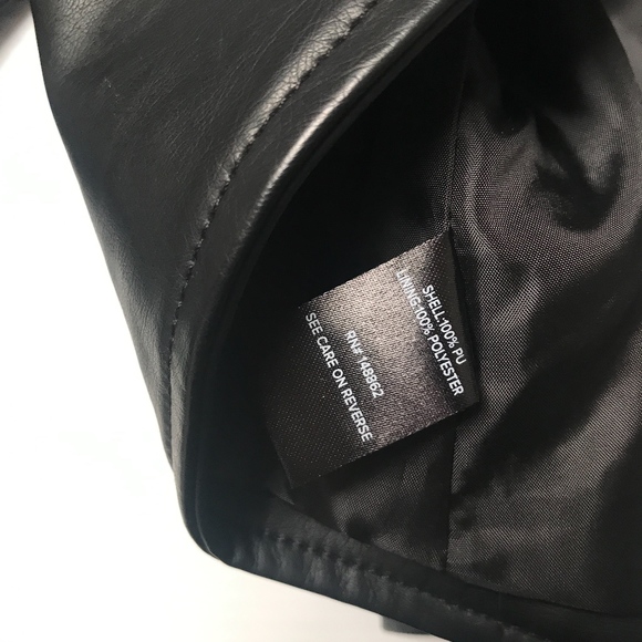 Torrid NWT faux leather floral embroidered moto - Picture 7 of 7